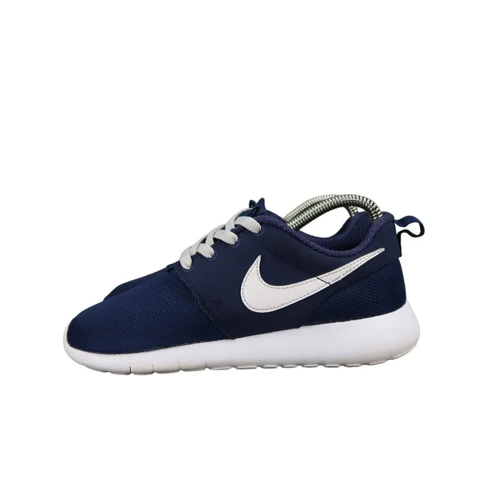 Nike Shoes Youth 4.5 Sneakers Lifestyle Athletic Roshe One Blue White Running GS